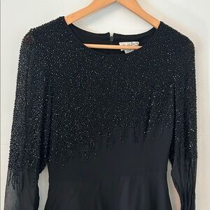 Vintage Silk Beaded Dress